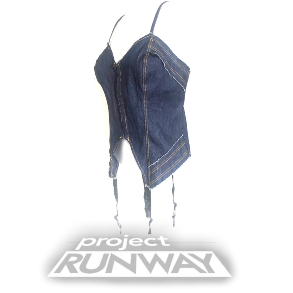 Designs by Faris Custom Made Denim Corset